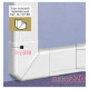 Угол 90 гр плоский для короба 105х50 DLP, 10786 Legrand