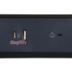 Удлинитель на 3 розетки 16 А с USB A+C, с УЗИП, кабель 1,5 м, черный, премиум 694512 Legrand