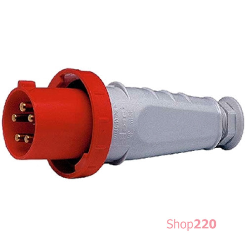 Силовая вилка переносная 3Р+N+Z, 400В, 63А, IP67, Tarel Tarel-049