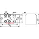 Колодка 60А 3 полюса, TB6003 A0130050022