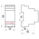 Трансформатор на дин-рейку 220/12В; 24 В, 8 Вт, e.trans.din.8.12.24 Enext p057001