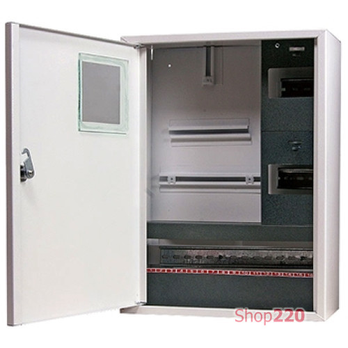 Щит для 3ф. счетчика + 24 модуля, навесной, e.mbox.stand.n.f3.24.z.e Enext s0100052