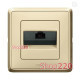 Механизм розетки телефонной RJ11, слоновая кость, 773738 Legrand Cariva