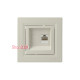 Розетка компьютерная RJ-45, кремовый, EPH4300123 Schneider Asfora