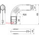 Колено для трубы М16, Quick pipe, Obo Bettermann 2154052