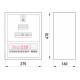 Щит для 3ф. счетчика + 12 модулей, навесной, e.mbox.stand.n.f3.12.z.e Enext s0100071