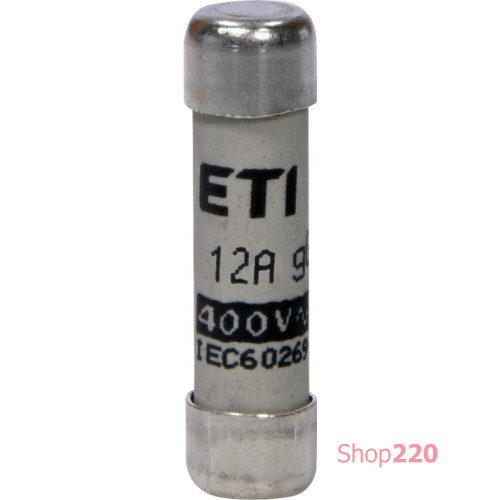 Предохранитель CH8x32 gG 12A 400V ETI 2651007