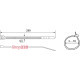 Хомуты кабельные CHS 280 х 5 мм белые (упак 100шт) A0150090096
