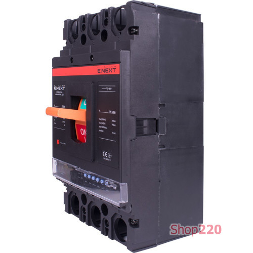 Силовой автомат с электронным расцепителем 320 А, 3-фазный, e.industrial.ukm.400Re.320 Enext i0770061