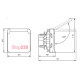 Розетка влагозащищенная IP55 (для улицы), белый, 69639 Legrand