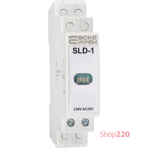 Сигнальный индикатор белый, 230V AC/DC, SLD-1 A0140030035
