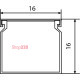 Короб 16х16мм, 2м, АСКО УКРЕМ A0070010002