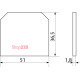 Пластина боковая 16 мм A0130030005