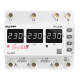 Автоматический переключатель фаз 63А, белая индикация, PS-63A M6W Digitop