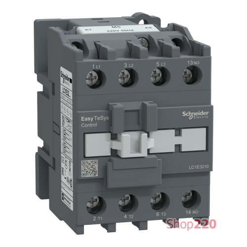 Контактор E 1НО 32А 400В AC3 220В 50ГЦ LC1E3210M5