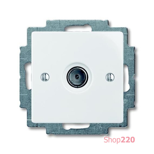 Розетка телевизионная TV, белый, ABB 1743-01-94-507 Basic 55