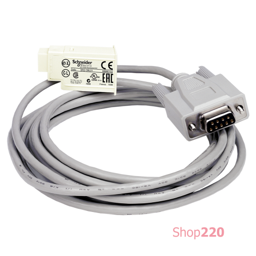Кабель для подключения ZELIO к ПК, 24В SR2CBL01