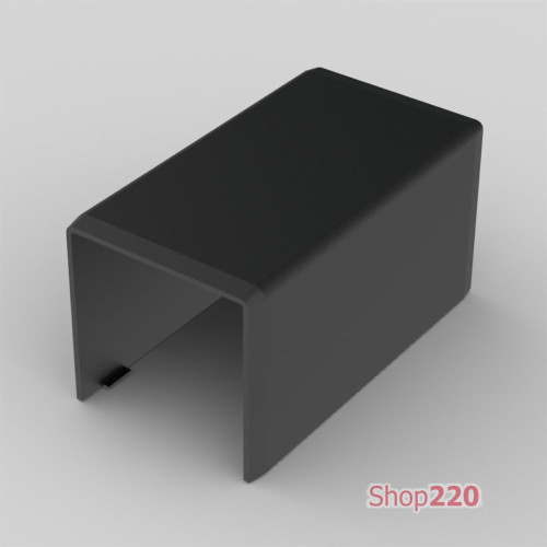 Соединитель LHD 40x40 черного цвета; Серия LHD; ПВХ 8642_FB