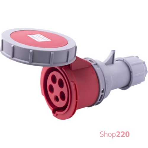 Силовая розетка переносная 5п., 400В, 32А, IP67, e.socket.225.32.67 Enext i082018