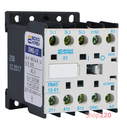 Пускатель ПМ 0-12-01 M7 230В (LC1-K1201) A0040010040