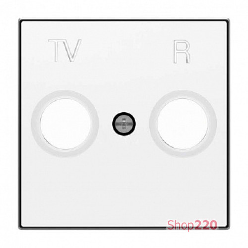 Накладка телевизионной розетки, белый, Sky ABB 8550 BL