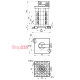 Пакетный переключатель 1-0-2, 25А, 3 полюса, e.cs.pro.1-0-2.3.25 ENEXT p093032
