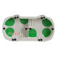 Подрозетник для гипсокартона герметичный, двойной, Multifix Air Schneider IMT35000