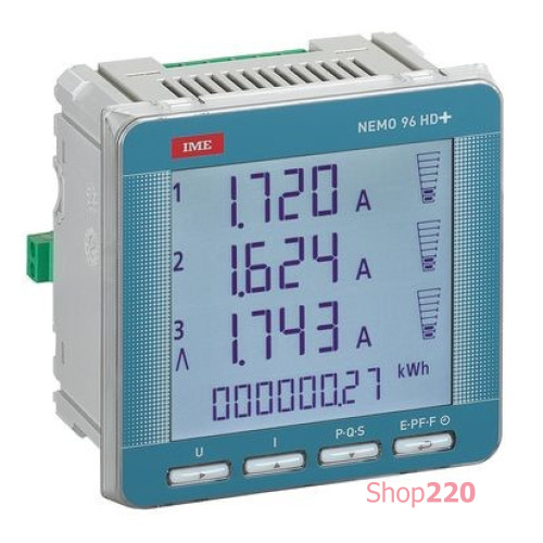 Анализатор сети Nemo 96 HD+ *Вх. 1/5A 80-265Vca/110-300Vcc LV/MV IME