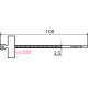 Хомут маркировочный CHS-100MKT (100 шт.) A0150090028