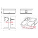 Врезная розетка в стол 220В + USB, нержавеющая сталь, Versahit ASA 060.15F.00009