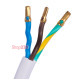 Шнур с вилкой 3х1,5, 1,2м, белый, e.wire.plug.white.1,5 ENEXT l020013