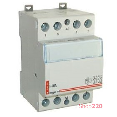 Силовое реле 63A, 4НО, 412541 Legrand CX3