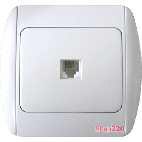 Розетка телефонная одинарная, e.install.stand.814P1 Enext s035013