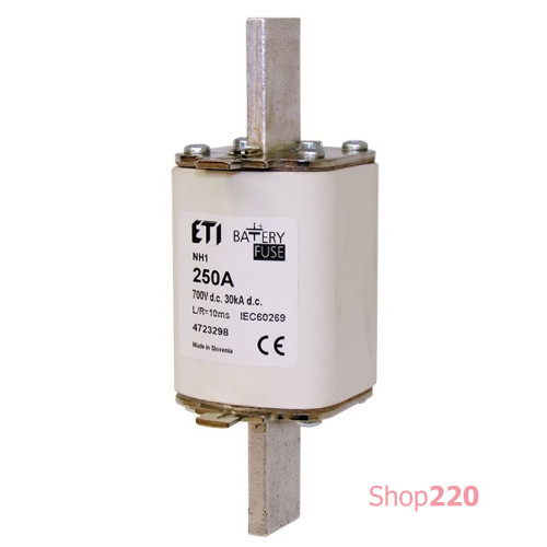 Предохранитель для защиты аккумуляторных батарей NH-3 Battery 630A 700V DC ETI 4725296
