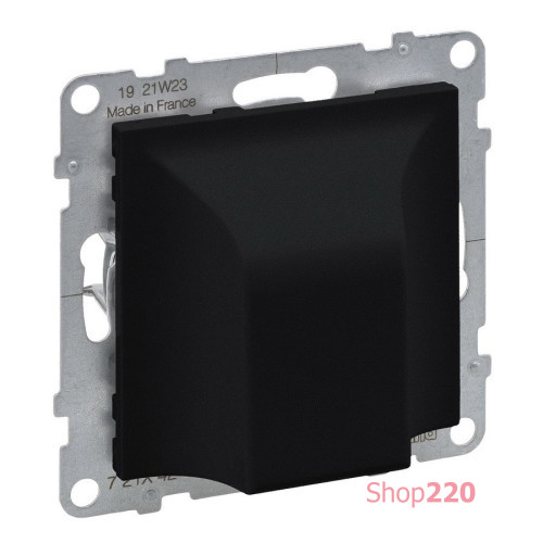 Вывод кабеля IP21, черный, Suno Legrand 721442