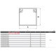 Короб пластиковый 40х25 мм, e.trunking.stand.40.25 Enext s033007