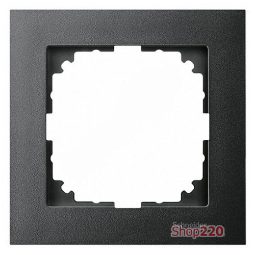 Рамка 1 пост, антрацит, Merten M-Pure MTN4010-3614