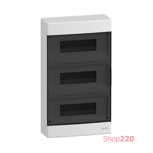 Электрический щит на 36 модулей, навесной, дымчатая дверь, Easy9 EU Schneider Electric EZ9EUC312