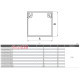 Короб пластиковый 16х16 мм, e.trunking.stand.16.16 Enext s033003