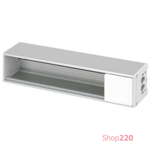 Розеточный блок на 4 (5) розетки К45, белая заглушка, Ofiblock COMPACT Simon KFC204/9