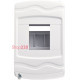 Корпус модульный пластиковый, 4 модуля, навесной, без дверцы, серии UBox A0270010003
