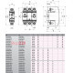 Держатель предохранителя 3p 160A (M8-M8), PT 00 ETI 4131200