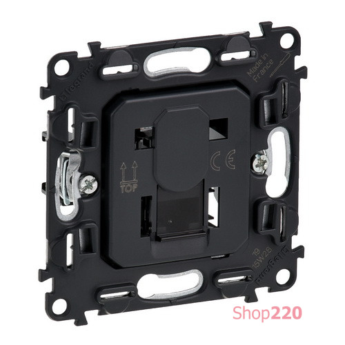 Розетка компьютерная RJ45 кат.5е UTP , Valena 753070 Legrand
