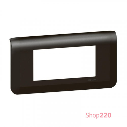 Рамка 6 модулей, черный, Mosaic New Legrand 079056L