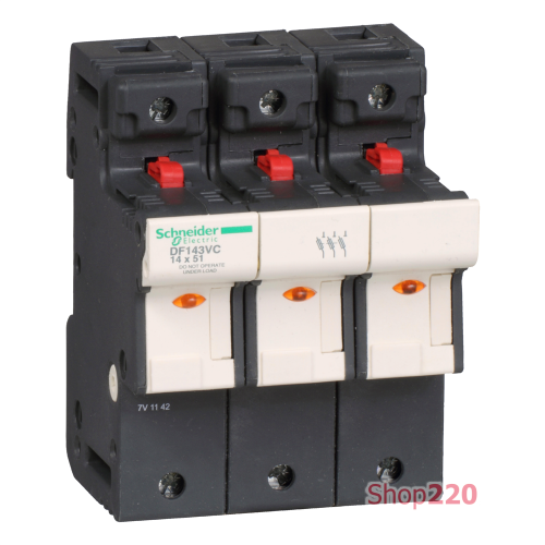 Разъединитель предохранителя 14x51мм, 50A Schneider Electric DF143VC