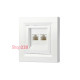 Розетка компьютерная RJ45 двойная, белый, EPH4400121 Schneider Asfora
