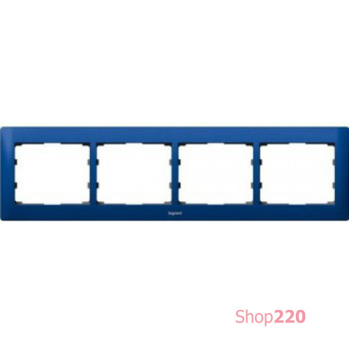 Рамка 4 поста, Magic Blue , 771914 Legrand
