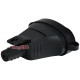 Розетка кабельная 2-я с заглушками ERS-2C (Schuko, IP44, каучук, черная) ETI 4481013