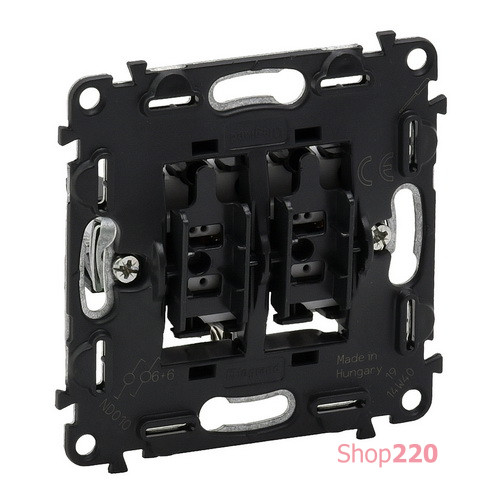 Выключатель проходной двухклавишный, Valena 752028 Legrand