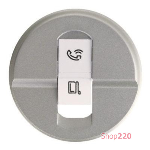 Панель компьютерной розетки RJ45, титан, 68551 Legrand Celiane